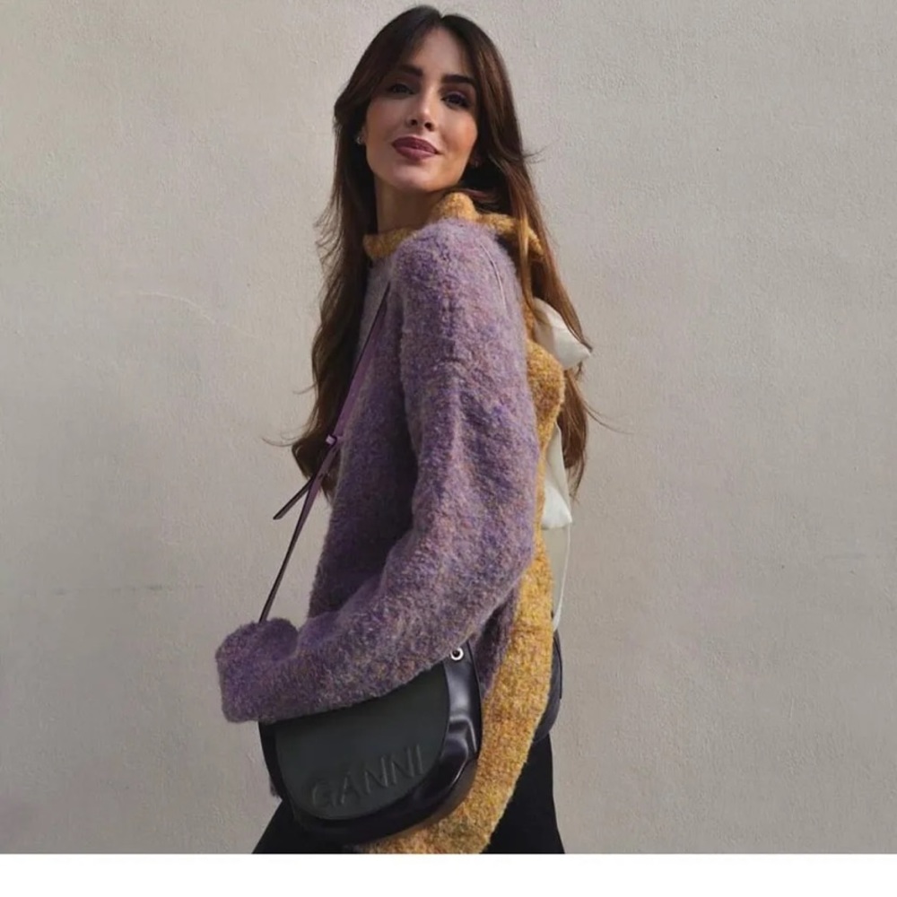 Zara Oversize Knit Sweater with Bow